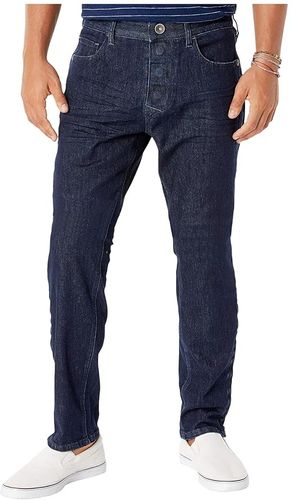Adaptive Slim Athletic Fit Jeans w/ Magnetic and Micro Velcro(r) Closure in Blue Rinse (Blue Rinse) Men's Jeans