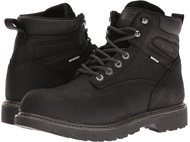 Floorhand Soft Toe (Black) Men's Work Boots