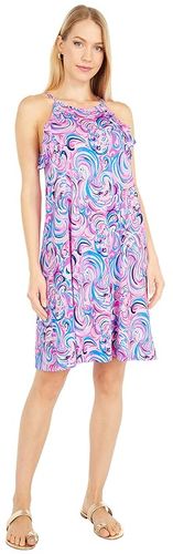 Billie Dress (Raz Berry Flamingoals) Women's Dress