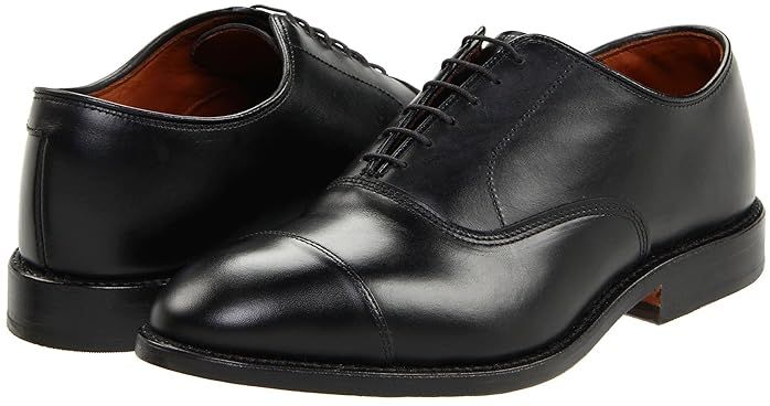 Park Avenue (Black Custom Calf) Men's Lace Up Cap Toe Shoes