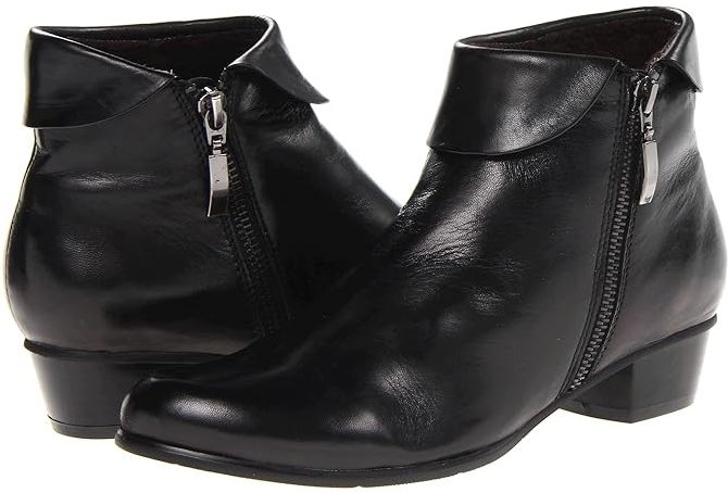 Stockholm (Black) Women's Zip Boots