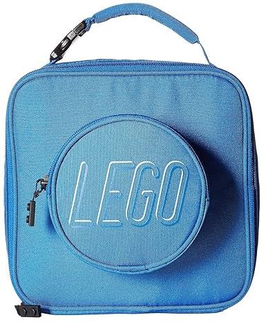 Brick Lunch Bag (Blue) Duffel Bags