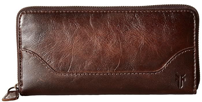 Melissa Zip Wallet (Dark Brown) Wallet