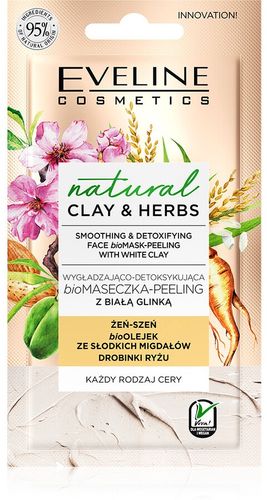 Natural Clay&Herbs Mask-Peeling Levigante  Maschera Viso 8.0 ml