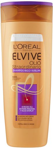 Elvive Olio Straordinario Ricci Sublimi, Per Capelli Ricci O Mossi  Shampoo Capelli 400.0 ml