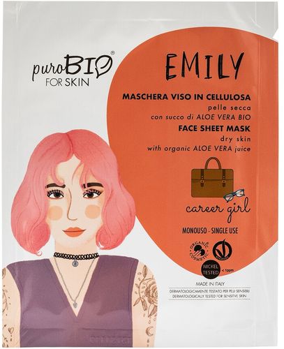 Emily Maschera Viso In Tessuto Per Pelle Secca  Maschera 15.0 ml