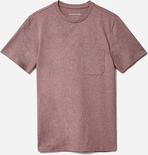 Premium-Weight Pocket T-Shirt by Everlane in Heathered Mauve, Size XXL