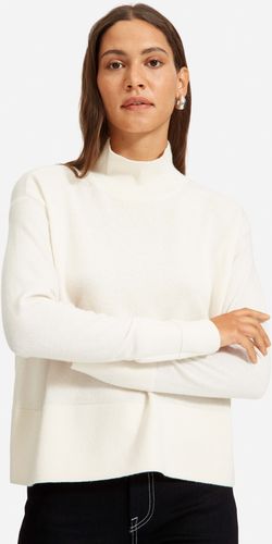 Cashmere Square Turtleneck Sweater by Everlane in Ivory, Size XL