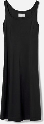 Luxe Cotton Seamed Tank Dress by Everlane in Black, Size XL