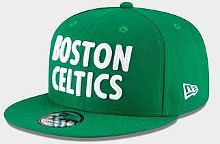 Boston Celtics NBA Authentics City Series 9FIFTY Snapback Hat in Green/Green Polyester