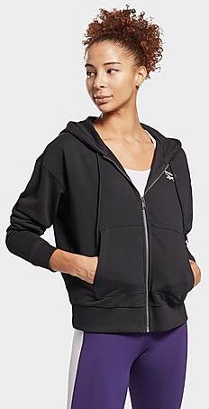 Identity Zip-Up Track Jacket in Black/Black Size X-Small Cotton/Polyester