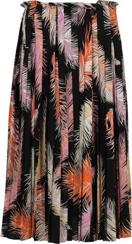Skirts - Emilio Pucci - In Black, Orange, Pink Silk