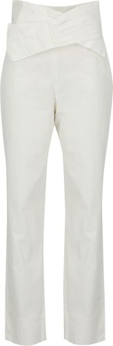 Trousers - Jil Sander - In White Cotton