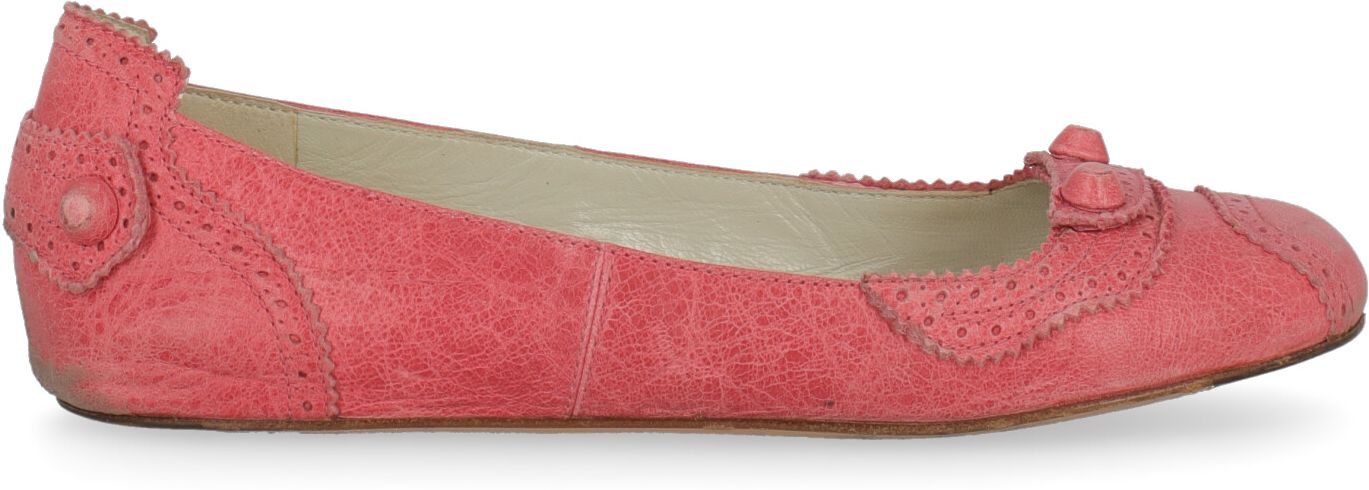 Ballet Flats - Balenciaga - In Pink Leather