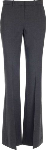 stretch wool tailored trousers