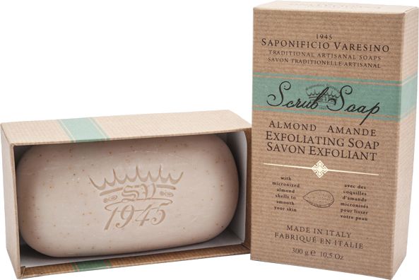 Almond Scrub Exfoliating Soap 300 g