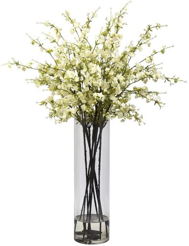NEARLY NATURAL White Giant Cherry Blossom Arrangement at Nordstrom Rack