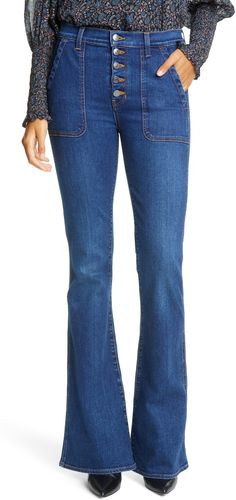 Beverly High Waist Skinny Flare Jeans