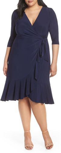 Plus Size Women's Kiyonna Whimsy Wrap Dress