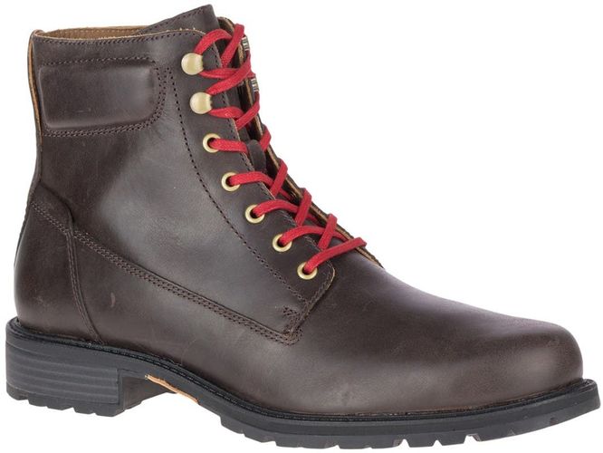 Merrell Legacy Mid Genuine Sheepskin Lined Waterproof Boot at Nordstrom Rack