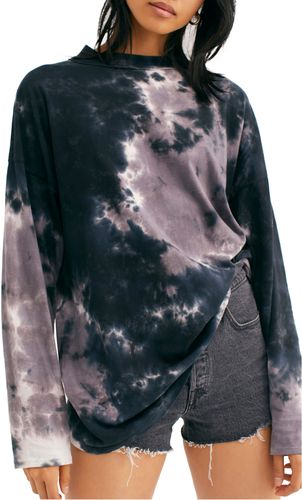 Be Free Tie Dye Oversize Long Sleeve T-Shirt