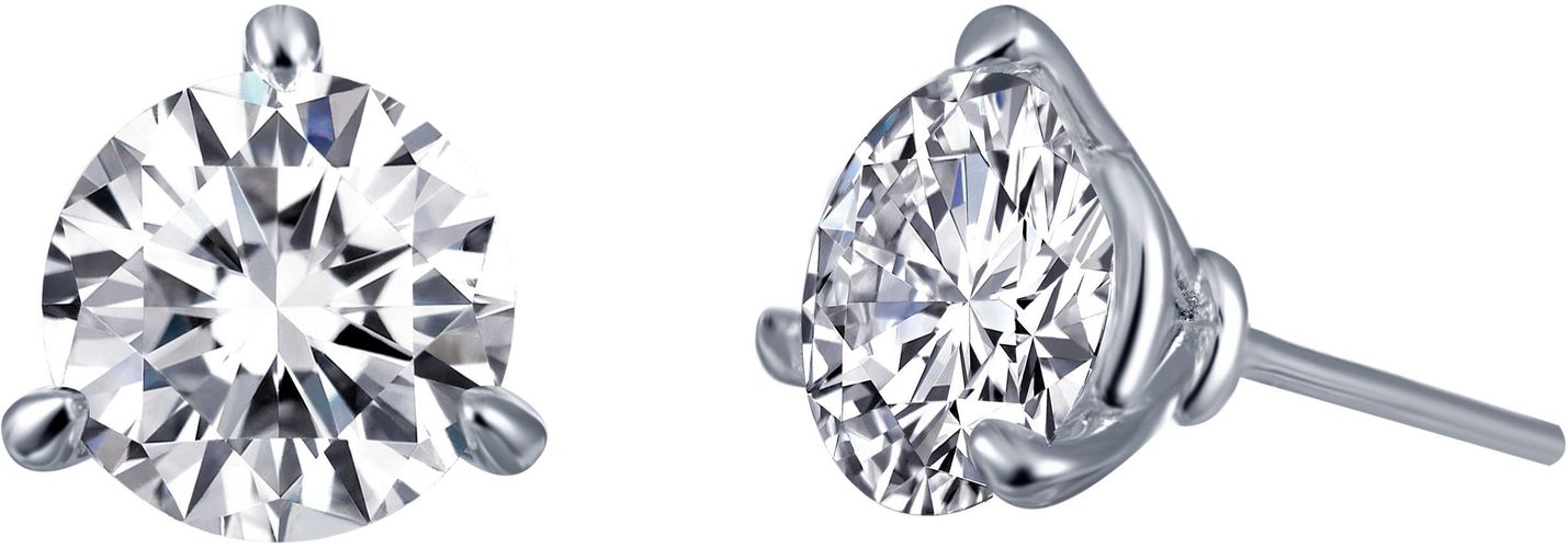 Simulated Diamond Stud Earrings