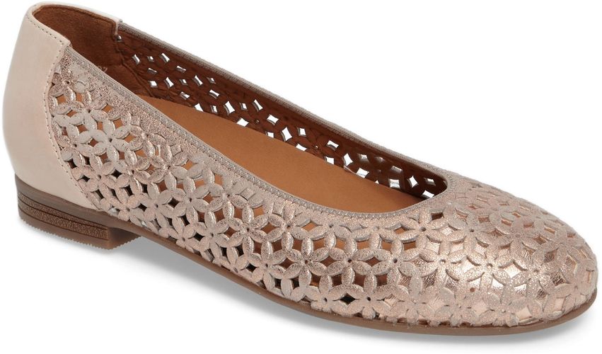 Stephanie Perforated Ballet Flat