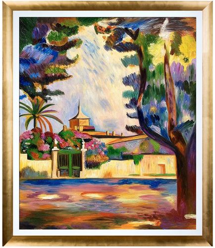 Overstock Art Place des Lices Framed Oil Painting by Henri Matisse at Nordstrom Rack