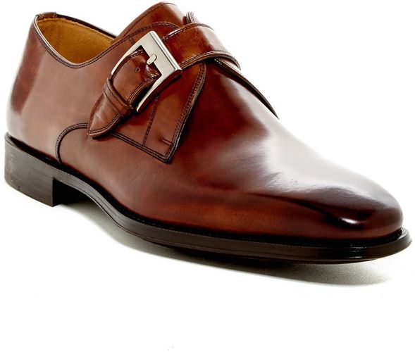 Magnanni Tudanca Leather Monk Strap Dress Shoe - Wide Width Available at Nordstrom Rack