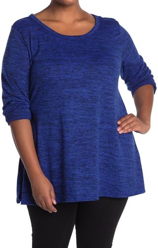 Forgotten Grace Long Sleeve Brushed Hacci Two-Tone Top at Nordstrom Rack