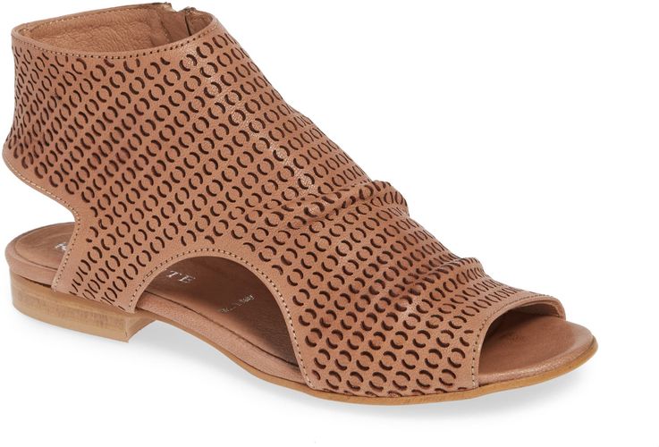 RON WHITE Aerika Laser Cut Shield Sandal at Nordstrom Rack