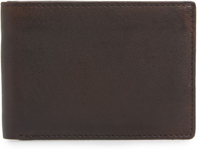 Leather Bifold Wallet - Brown