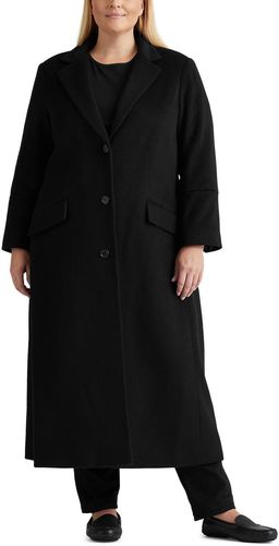 Plus Size Women's Lauren Ralph Lauren Wool Blend Coat