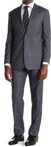 English Laundry Grey Plaid Two Button Notch Lapel Suit at Nordstrom Rack