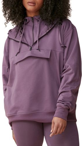 Unisex Organic Cotton Blend Half Zip Hoodie