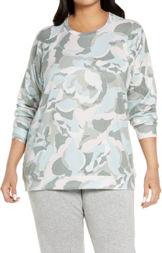 Plus Size Women's Pj Salvage Camo Bloom Women'S Pajama Top
