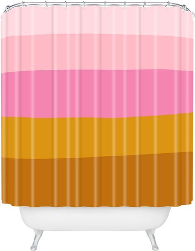 June Journal Retro Shower Curtain