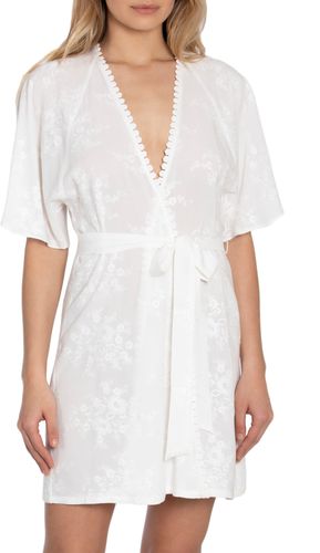Free As A Bird Embroidered Short Robe