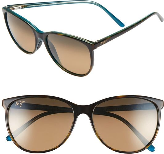 Ocean 57mm Polarizedplus2 Sunglasses - Tortoise/ Peacock/ Hcl Bronze