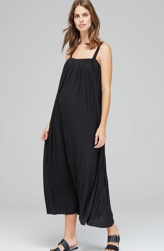 Justine Pleated Maternity Dress