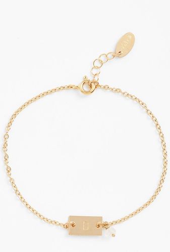 Shaka Initial 14K-Gold Fill Bar Bracelet