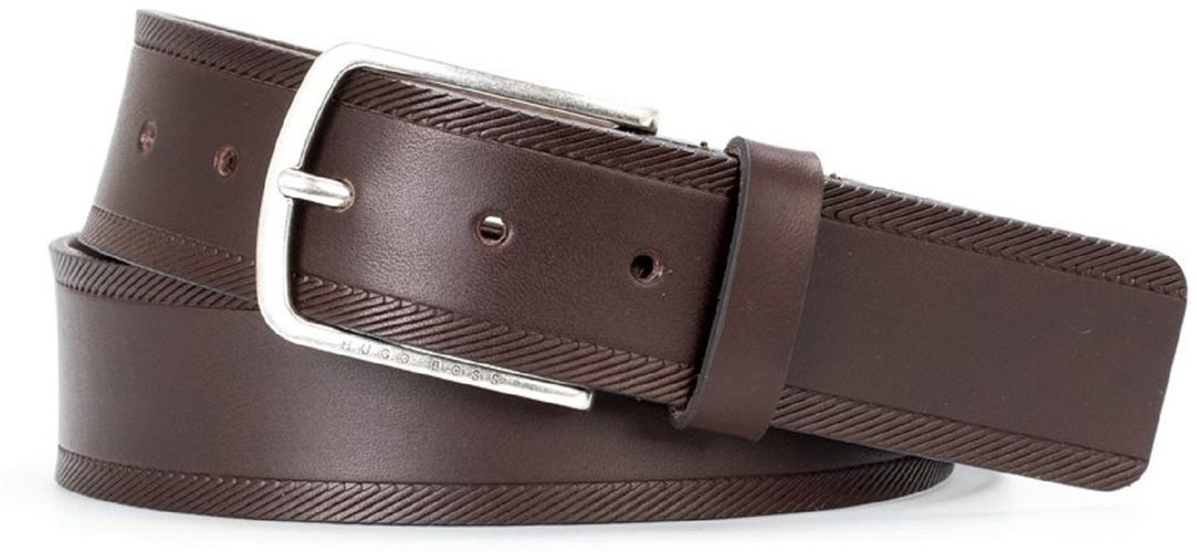 Sandery Leather Belt Brown