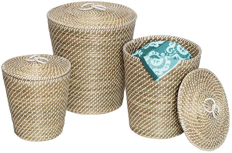 Honey-Can-Do Seagrass Baskets - Set of 3 at Nordstrom Rack