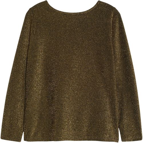 Plus Size Women's Michael Michael Kors Chain Cowl Back Shimmer Top