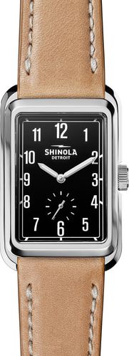 Shinola Men's Omaha Leather Strap Watch, 26mm x 36.5mm at Nordstrom Rack