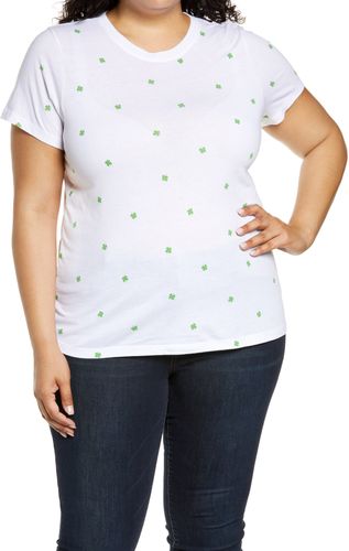 Plus Size Women's Halogen Clover Print T-Shirt