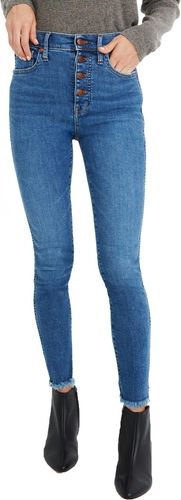 Plus Size Women's Madewell 10-Inch High-Rise Skinny Jeans: Button-Front Edition