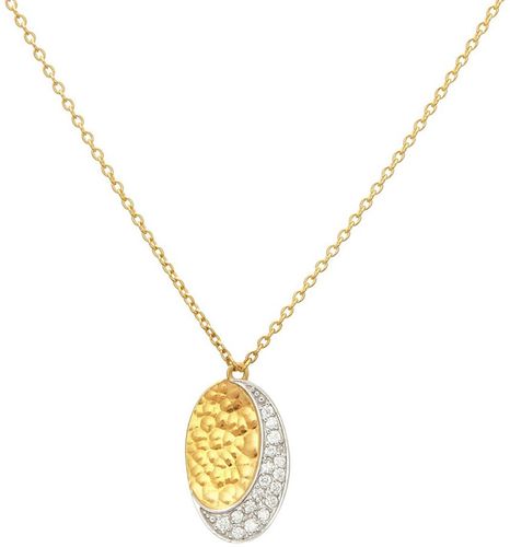 Gurhan 22K/24K Gold Mango Pave Diamond Pendant Necklace - 0.142 ctw at Nordstrom Rack