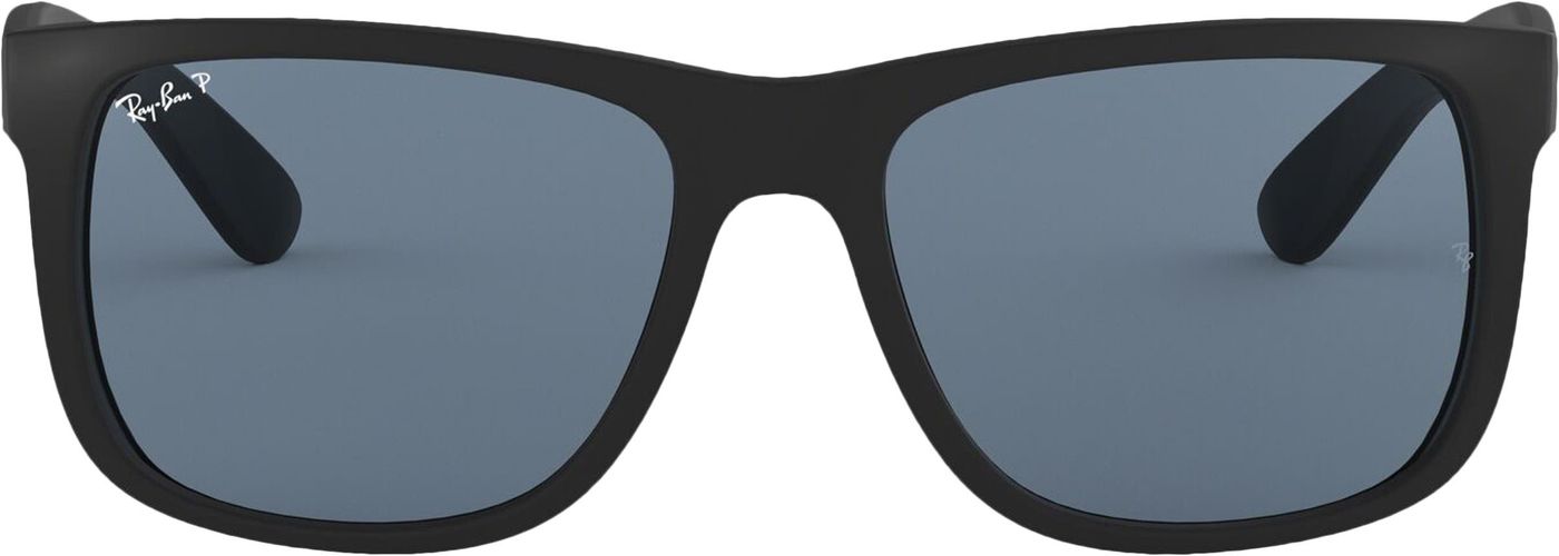 Justin 54mm Polarized Sunglasses - Black Rubber/ Dark Blue