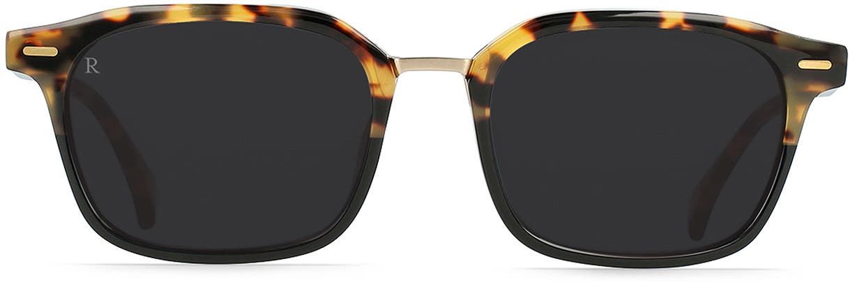 Bastien 53mm Rectangle Sunglasses - Tamarin/ Dark Smoke